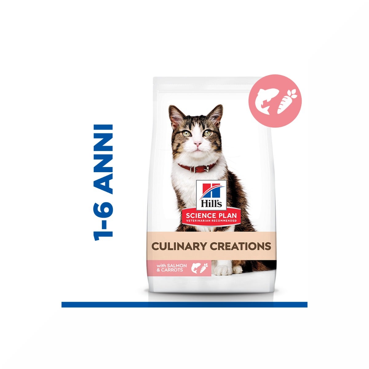 Hill's Science Plan Culinary Creations Medium Adult Crocchette per Gatti con Salmone E Carote 10kg-2