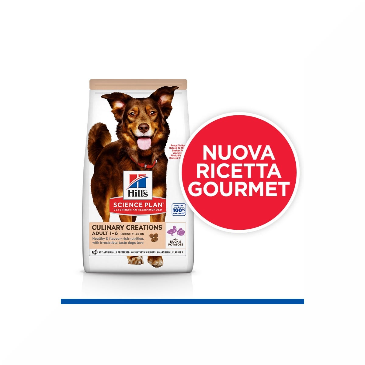 Hill's Science Plan Culinary Creations Adult Crocchette Con Anatra E Patate Per Cani Taglia Media Sacco 14kg-4