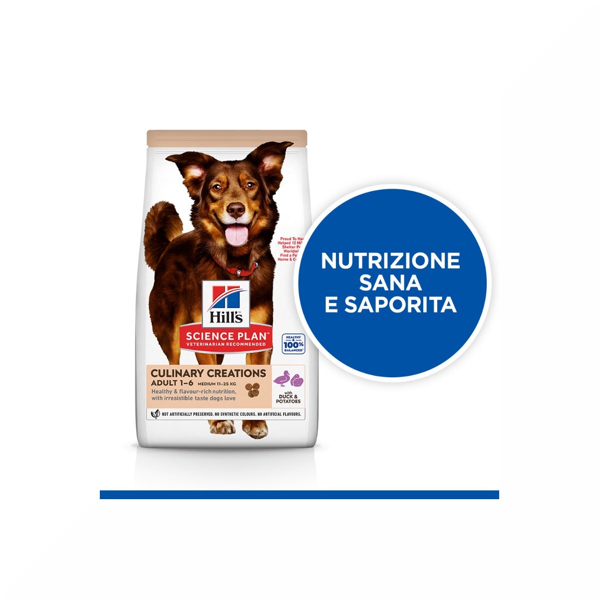 Hill's Science Plan Culinary Creations Adult Crocchette Con Anatra E Patate Per Cani Taglia Media Sacco 14kg-5
