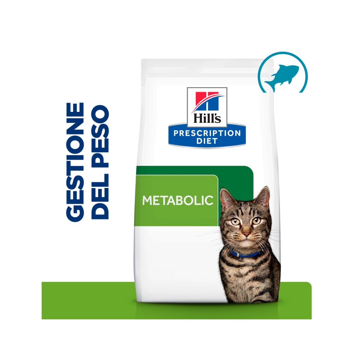 Hill's Prescription Diet Metabolic Crocchette Tonno Per Gatti Sacco 3kg-5