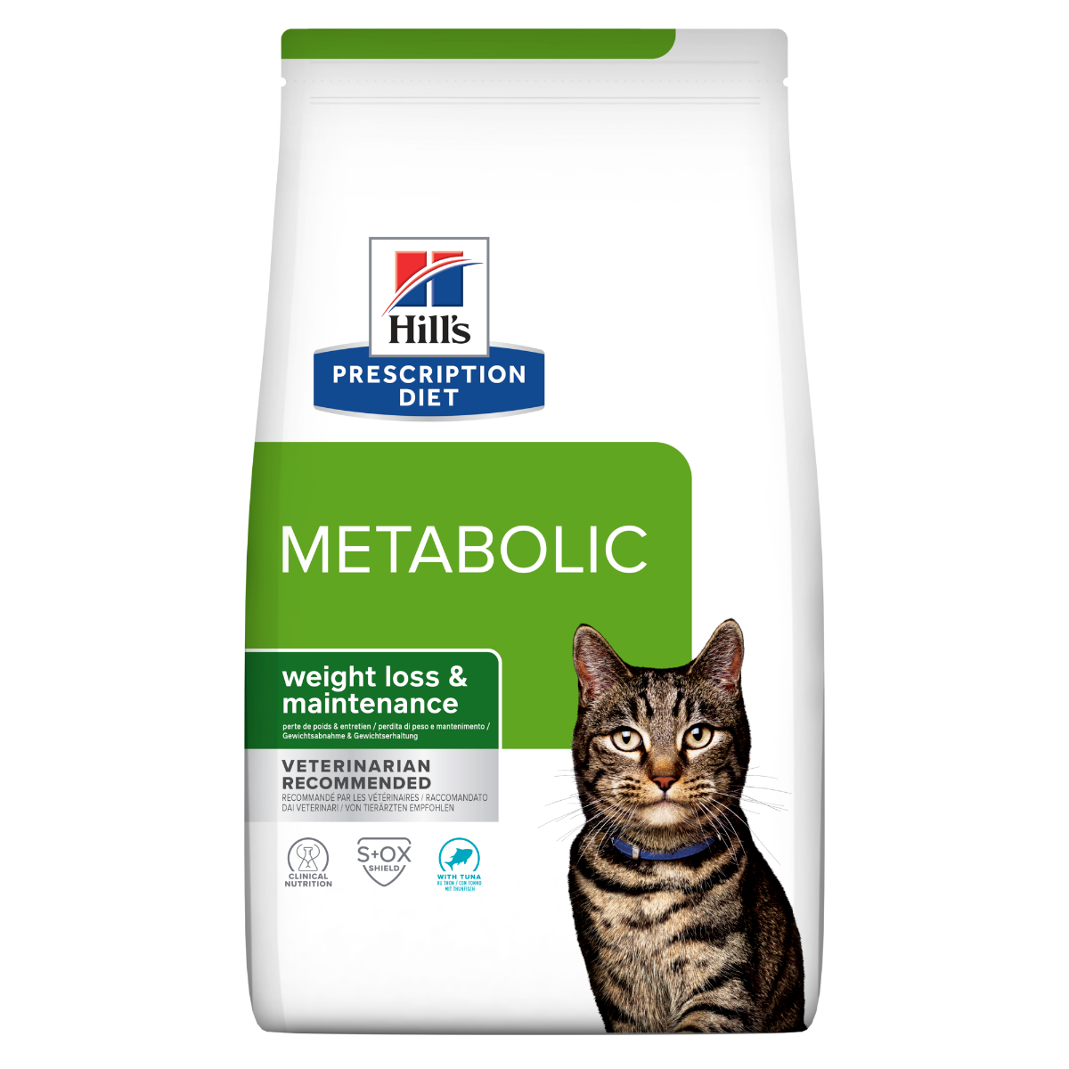 Hill's Prescription Diet Metabolic Crocchette Tonno Per Gatti Sacco 8kg-0