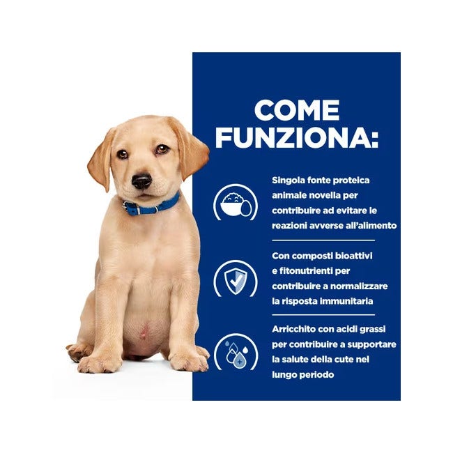 Hill's Prescription Diet Derm Complete Puppy Crocchette Per Cuccioli Sacco 1,5Kg-3