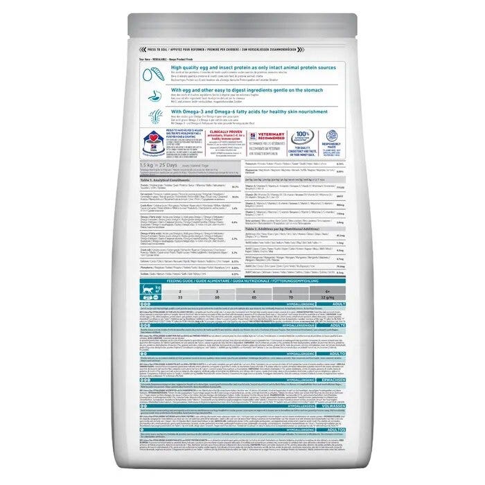 Hill's Science Plan Hypoallergenic Adult Alimento Secco Per Gatti Con Uova E Insetti 1,5Kg-9