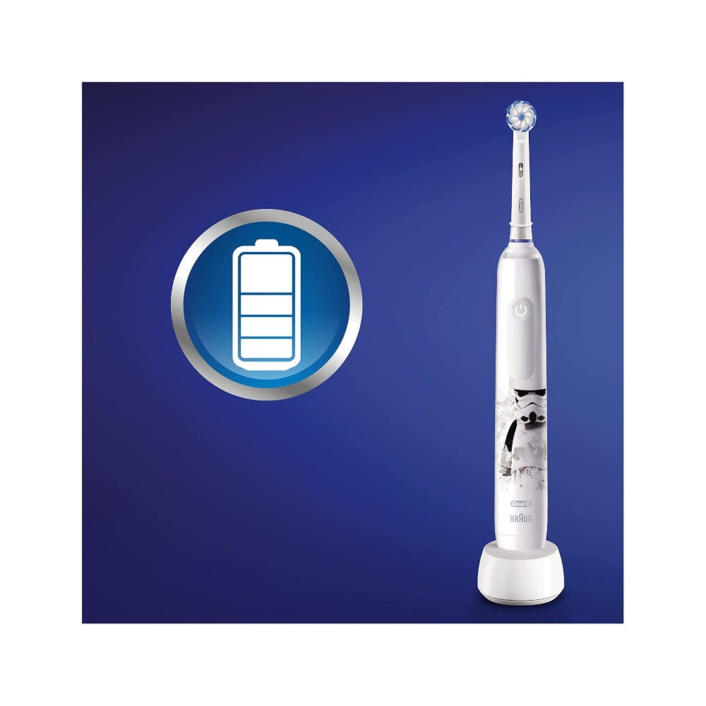 Oral-B Pro3 Junior Star Wars Spazzolino Elettrico Ricaricabile Bambini + 1 Testina Di Ricambio -5