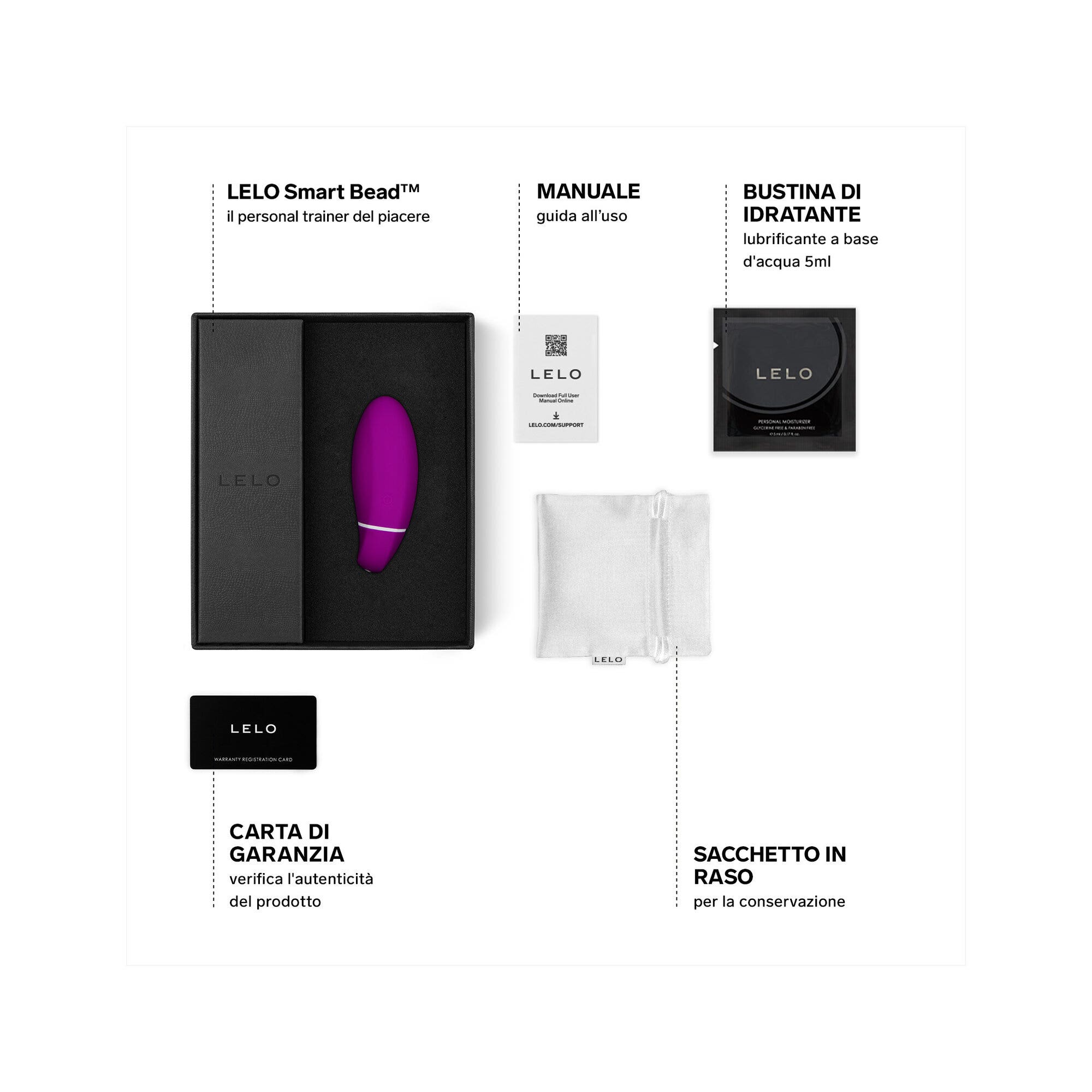 Lelo Luna Smart Bead Massaggiatore Personale Donna Rosa-4