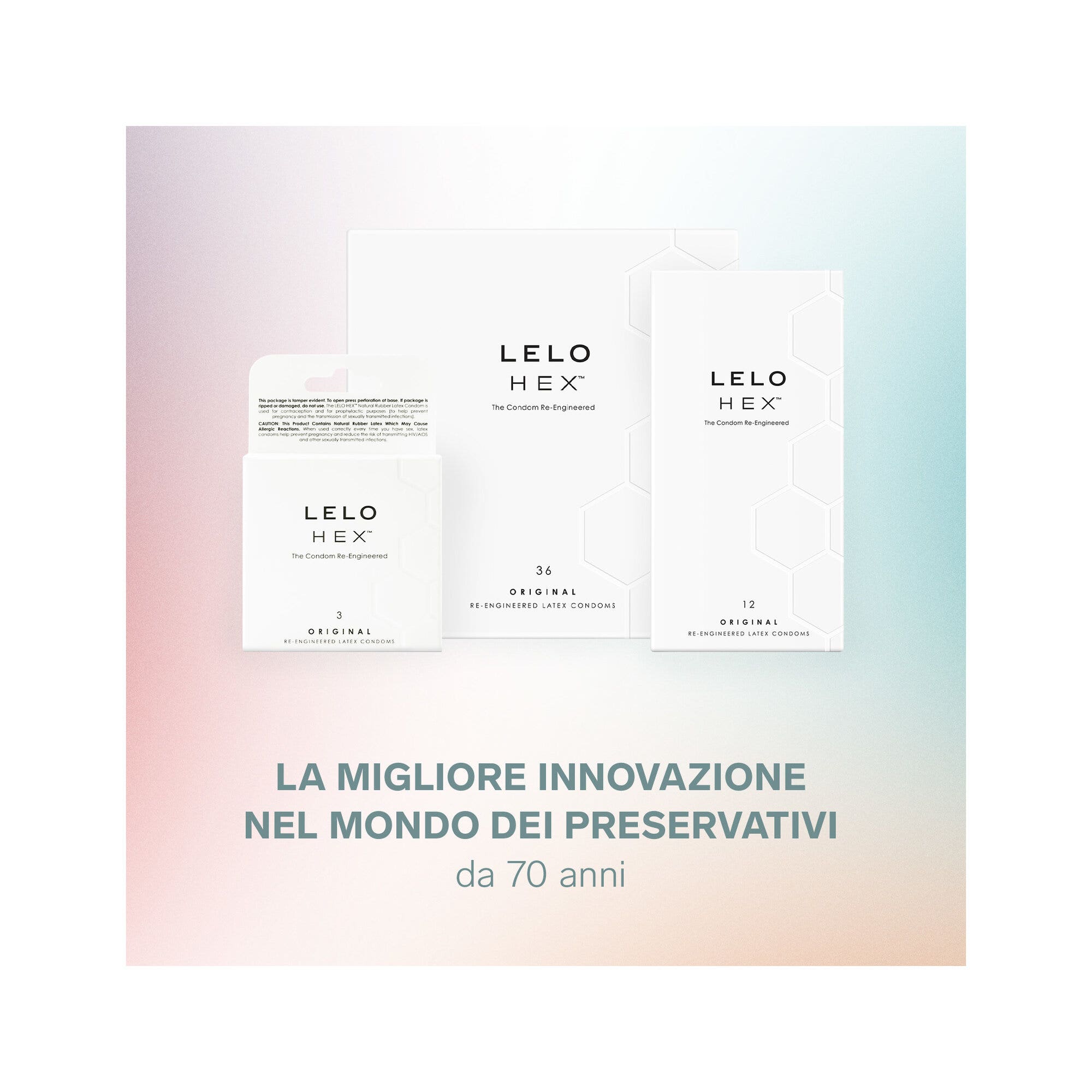 Lelo Hex Original 36 Preservativi-5