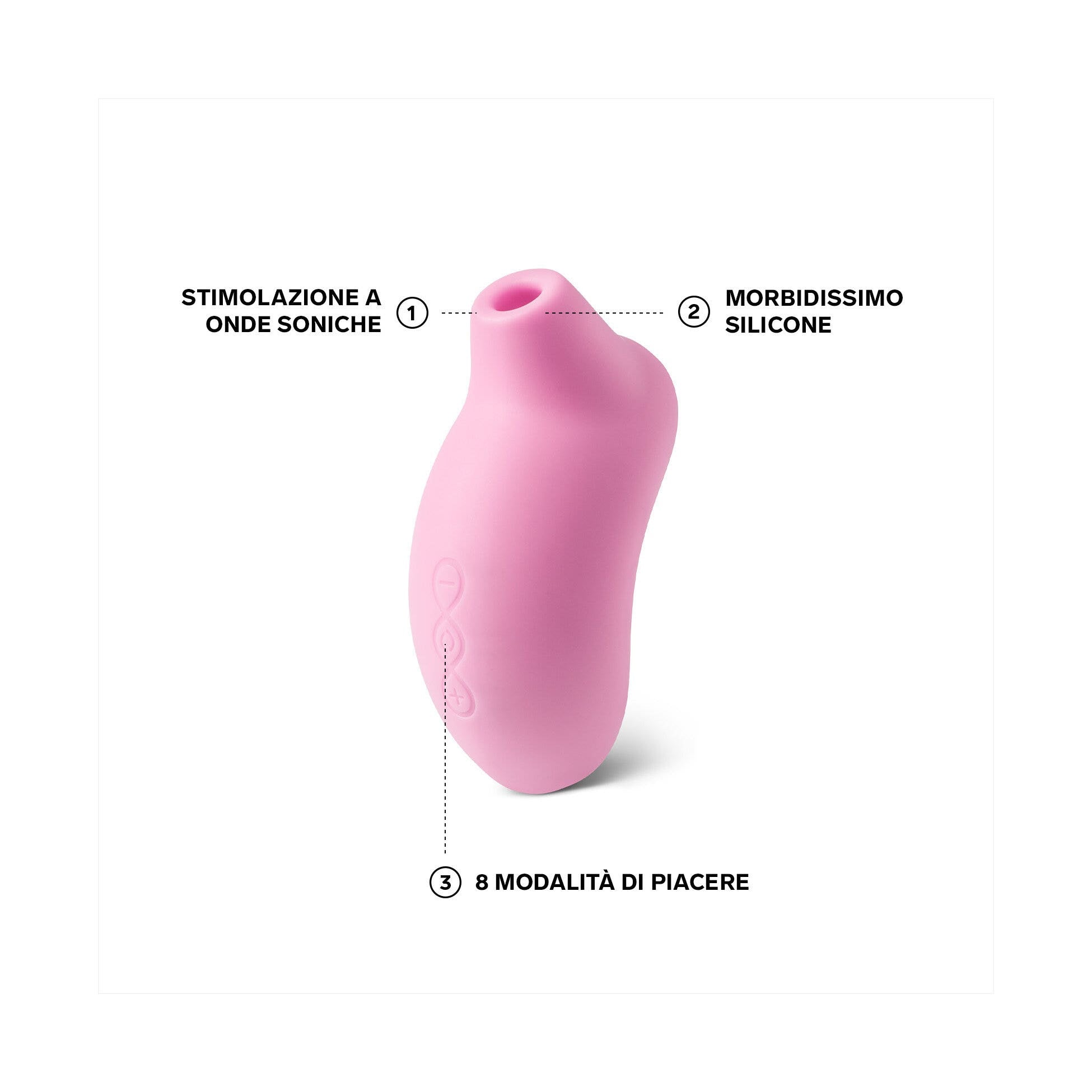Lelo Sona Massaggiatore Clitorideo Sonico Colore Rosa-2