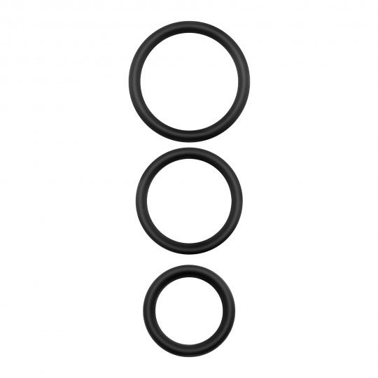 Crushious Bandoleros Set di Anelli per il Pene in Silicone-1