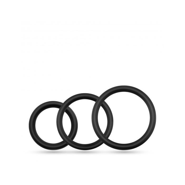 Crushious Bandoleros Set di Anelli per il Pene in Silicone-2