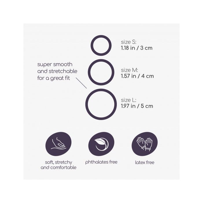 Crushious Bandoleros Set di Anelli per il Pene in Silicone-4