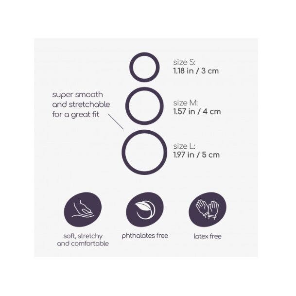 Crushious Set Di Anelli Per Pene in Silicone Daltons-8