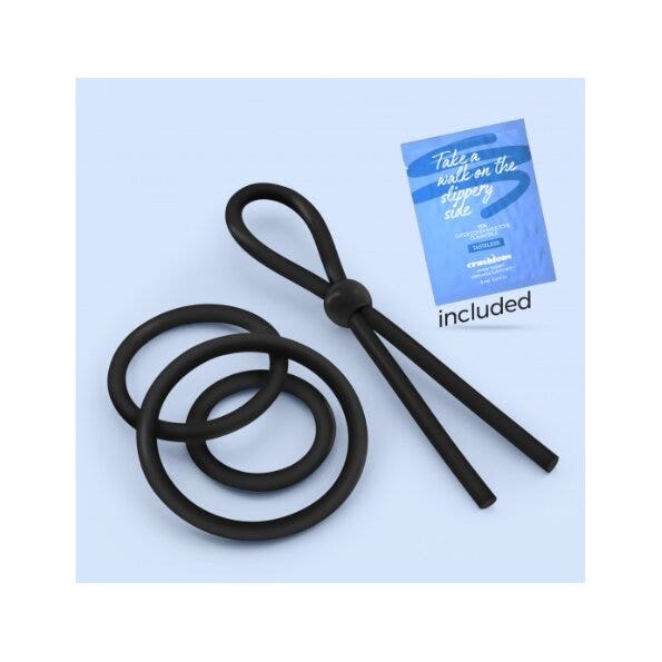 Crushious Set Di Anelli Per Pene in Silicone Daltons-7