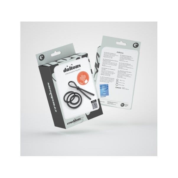Crushious Set Di Anelli Per Pene in Silicone Daltons-10