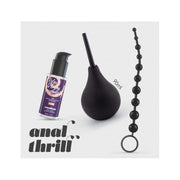 Crushious Anal Thrill Doccia Anale 90ml + Lubrificante 50ml + Catena Anale 10 Perle-1
