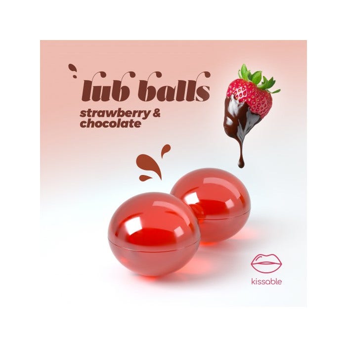 Crushious Lub Balls Palline Lubrificanti Al Gusto Di Fragola E Cioccolato-4
