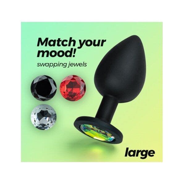 Crushious Camileo Plug Anale Grande Con 4 Gioielli Intercambiabili-1