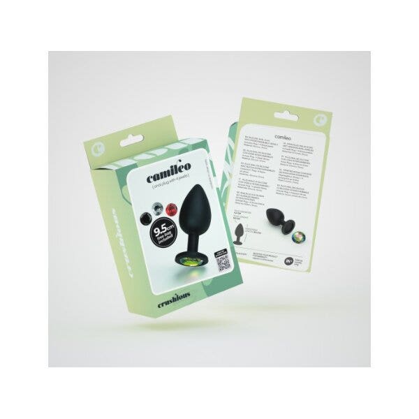 Crushious Camileo Plug Anale Grande Con 4 Gioielli Intercambiabili-11