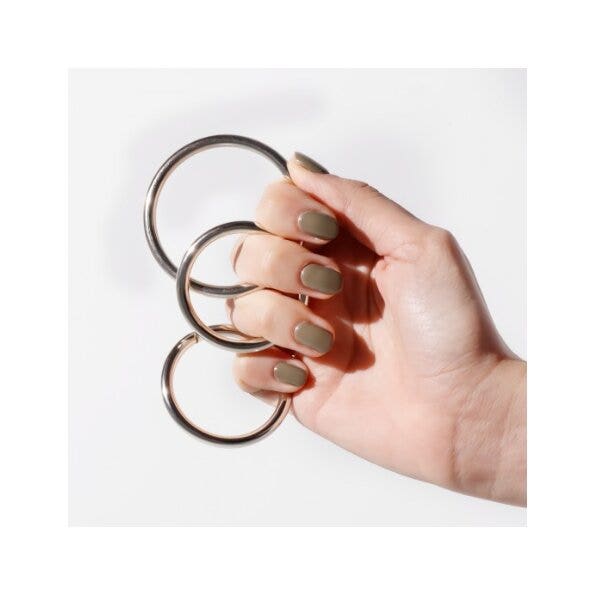 Crushious Metaleros Set Di 3 Cockring in Metallo-3