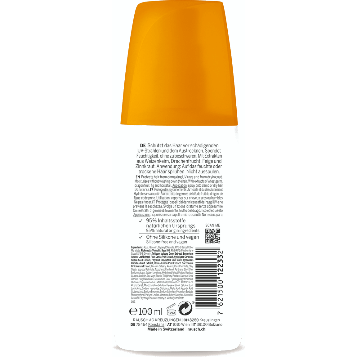 Rausch Spray Per Capelli Idratante Al Germe Di Frumento 100ml-5