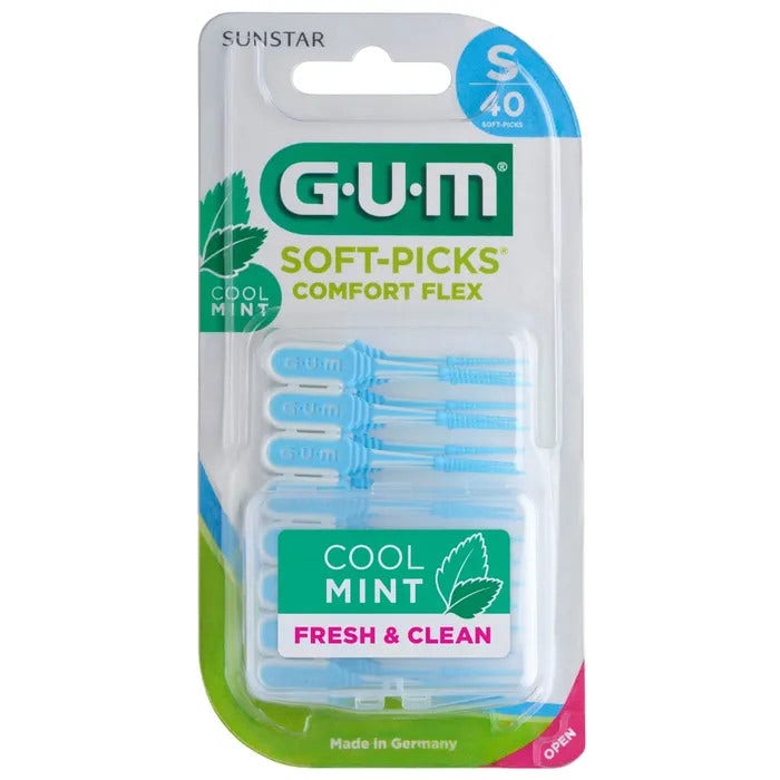 Gum Soft Pick Mint Comfort Flex Small Scovolini 40 Pezzi -1