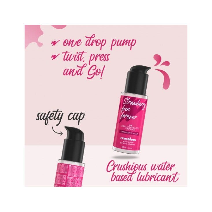 Crushious Lubrificante Aromatizzato Alla Fragola 50ml-6