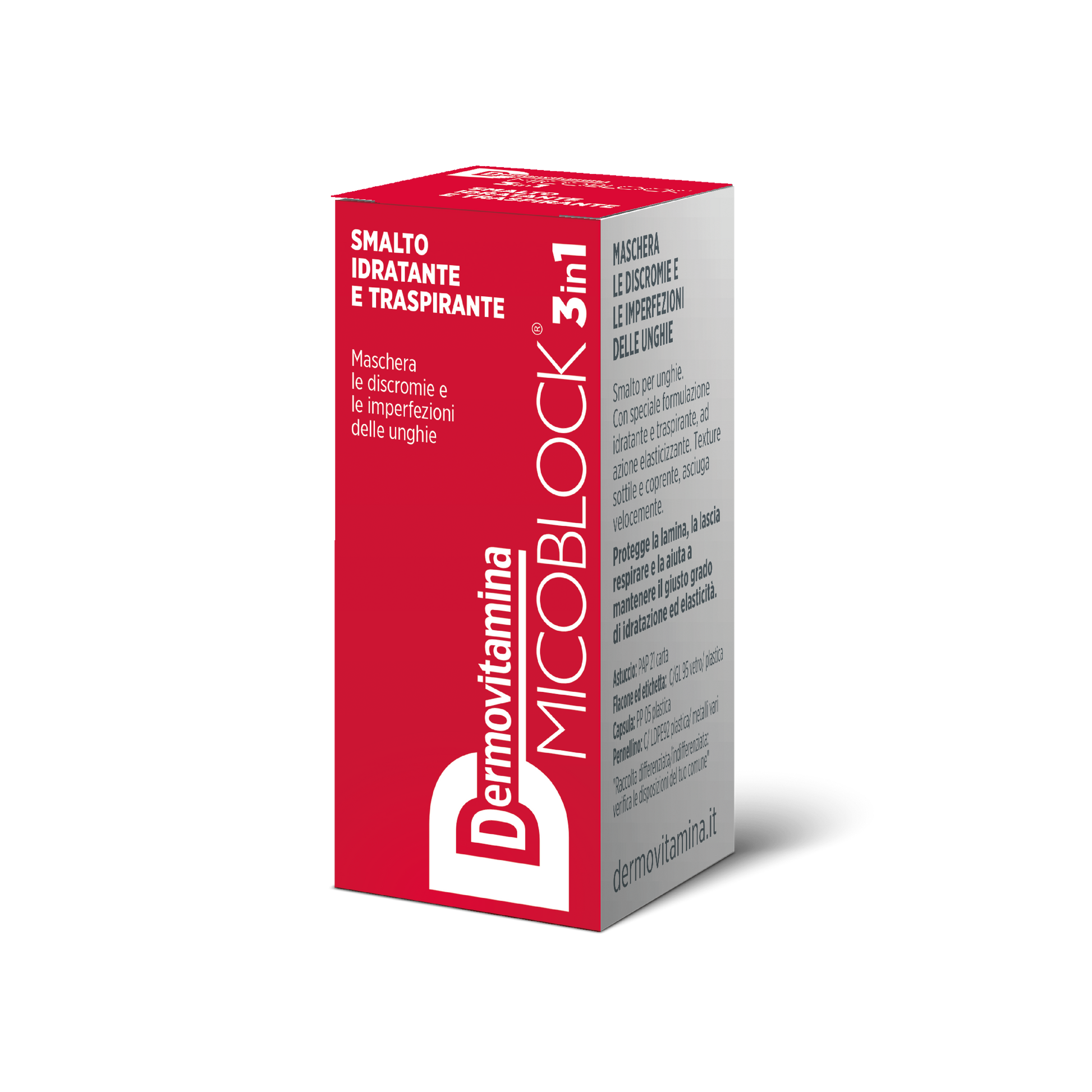 Dermovitamina Micoblock 3 In 1 Smalto Rosso 5ml          - 4