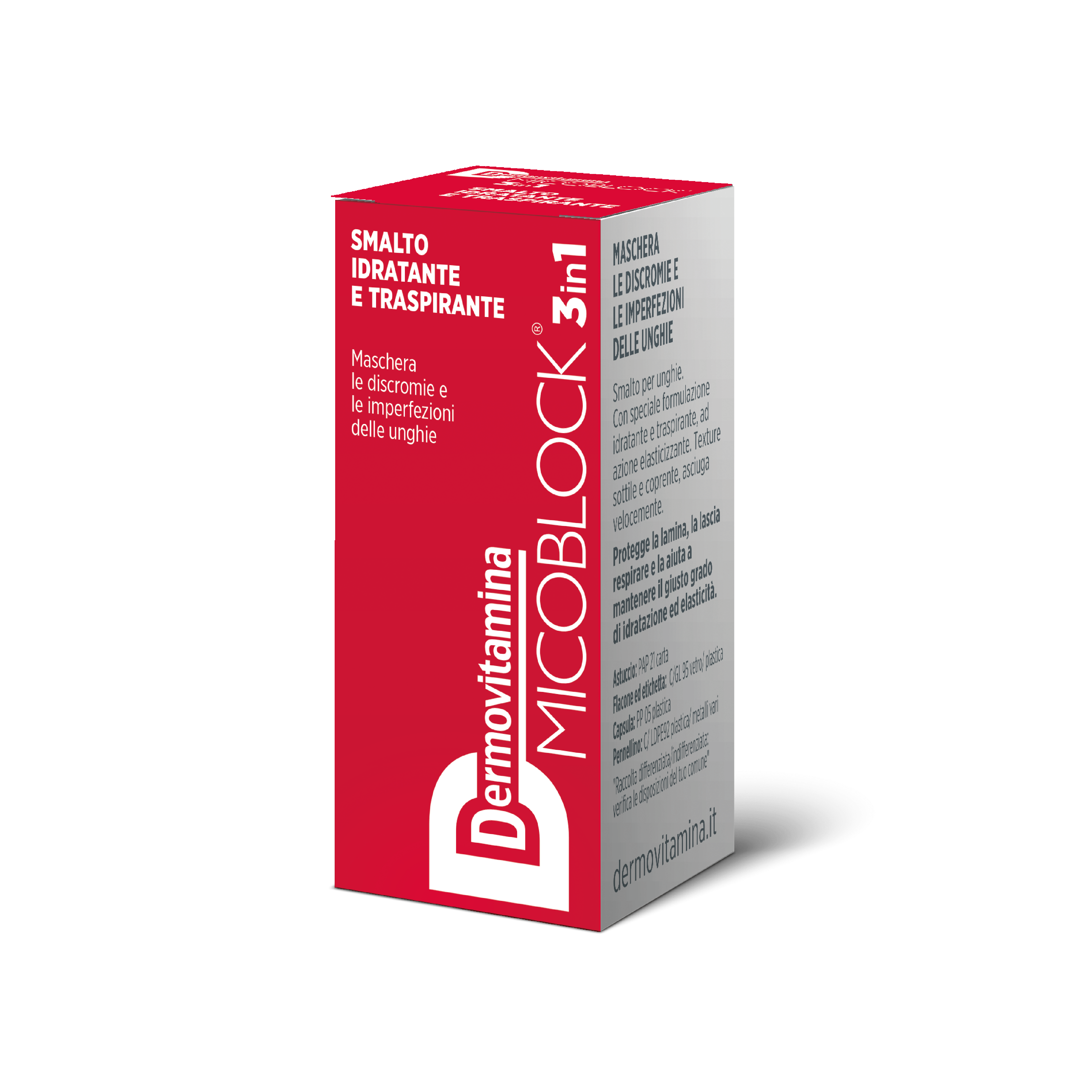 Dermovitamina Micoblock 3 In 1 Smalto Rosso 5ml          - 4