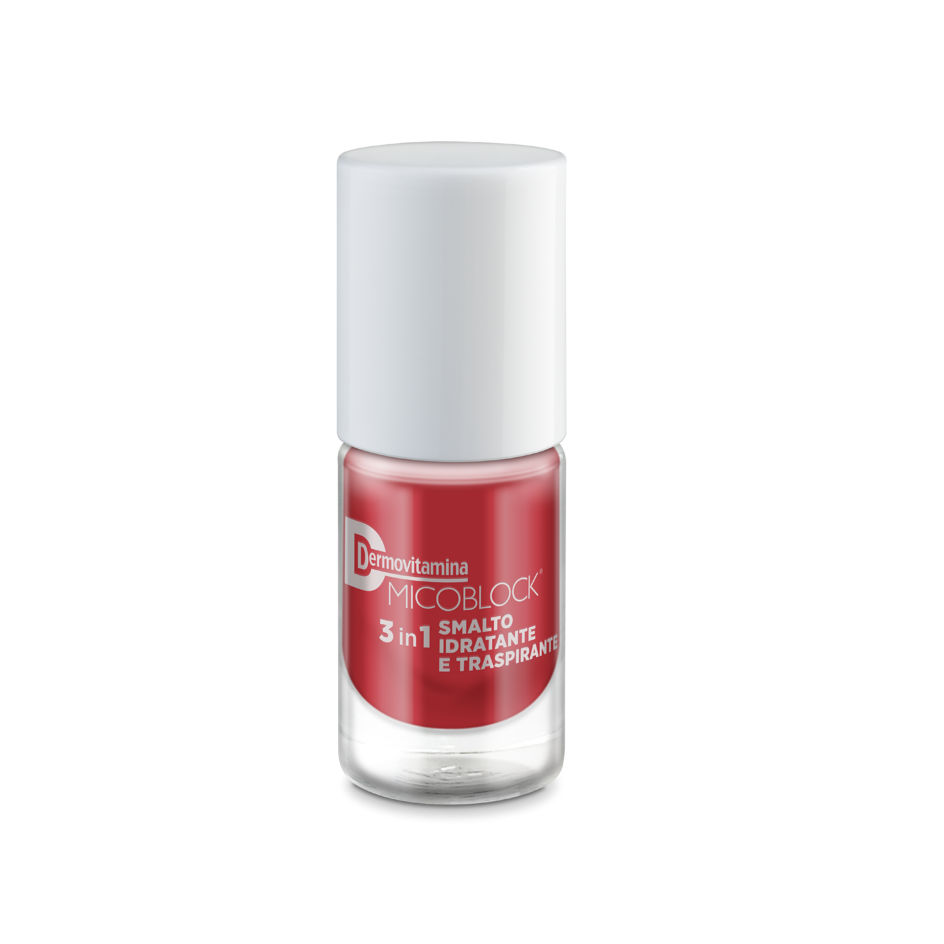 Dermovitamina Micoblock 3 In 1 Smalto Idratante E Traspirante Rosso Mattone 5ml - 6
