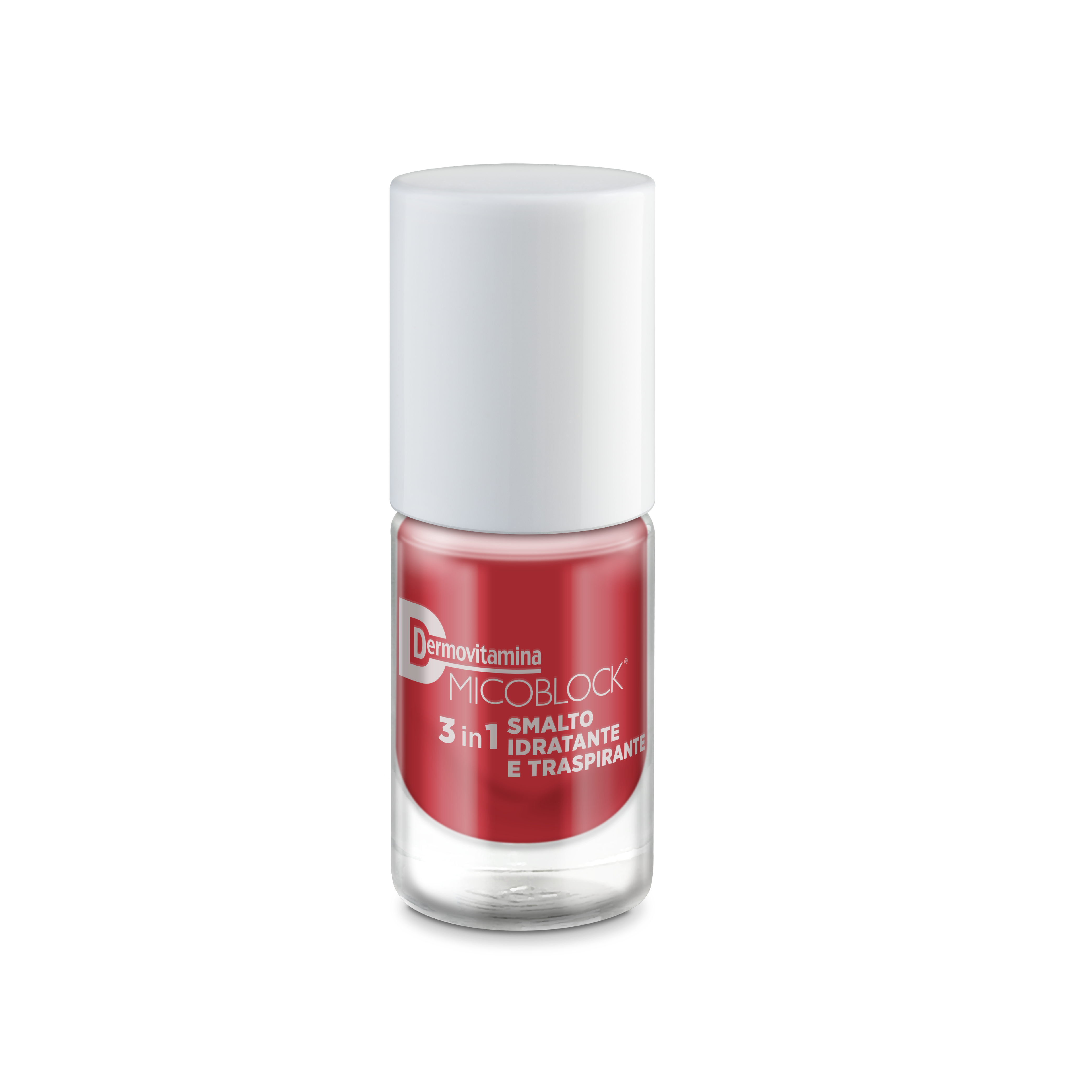 Dermovitamina Micoblock 3 In 1 Smalto Idratante E Traspirante Rosso Mattone 5ml - 6