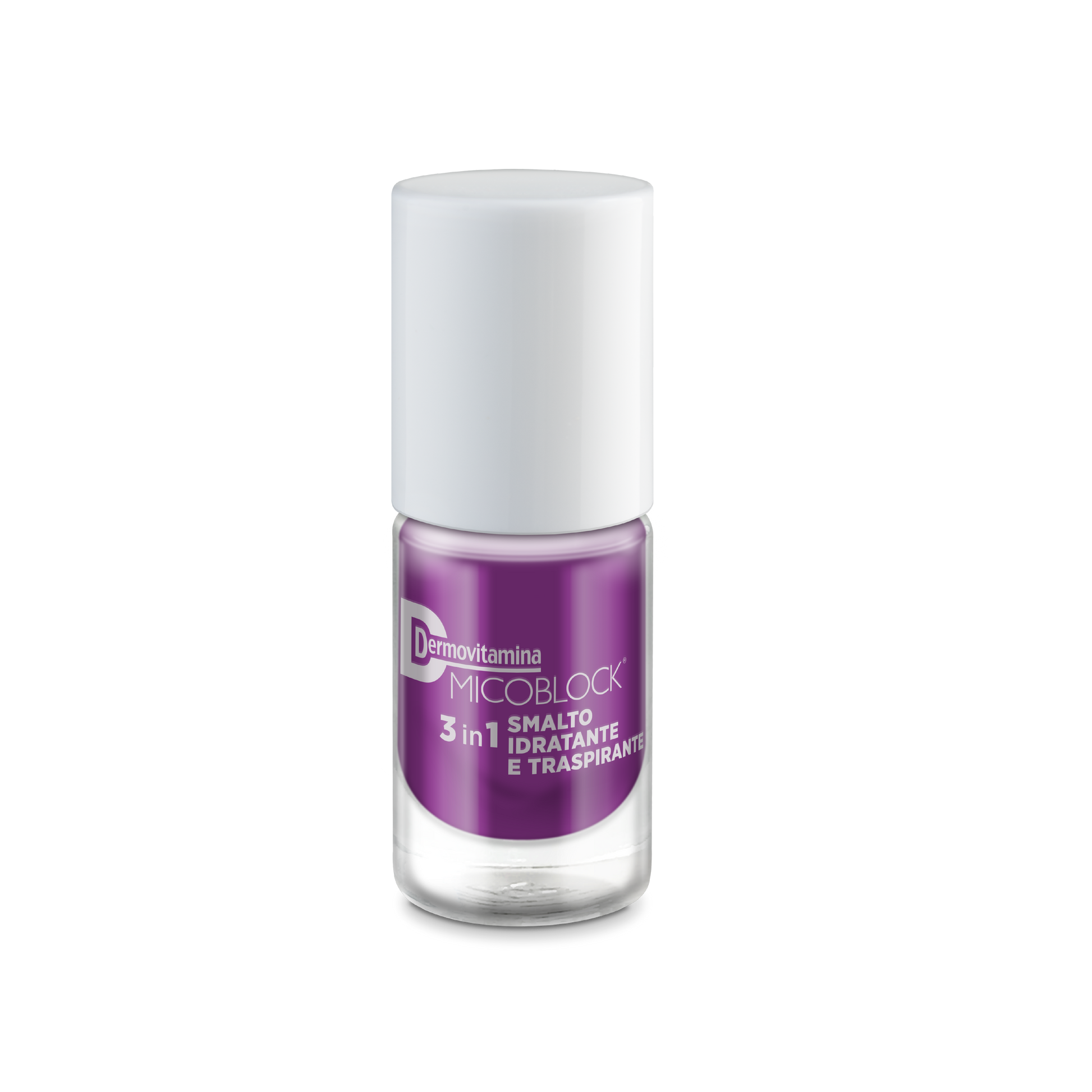 Dermovitamina Micoblock 3 In 1 Smalto Idratante E Traspirante Viola 5ml - 3