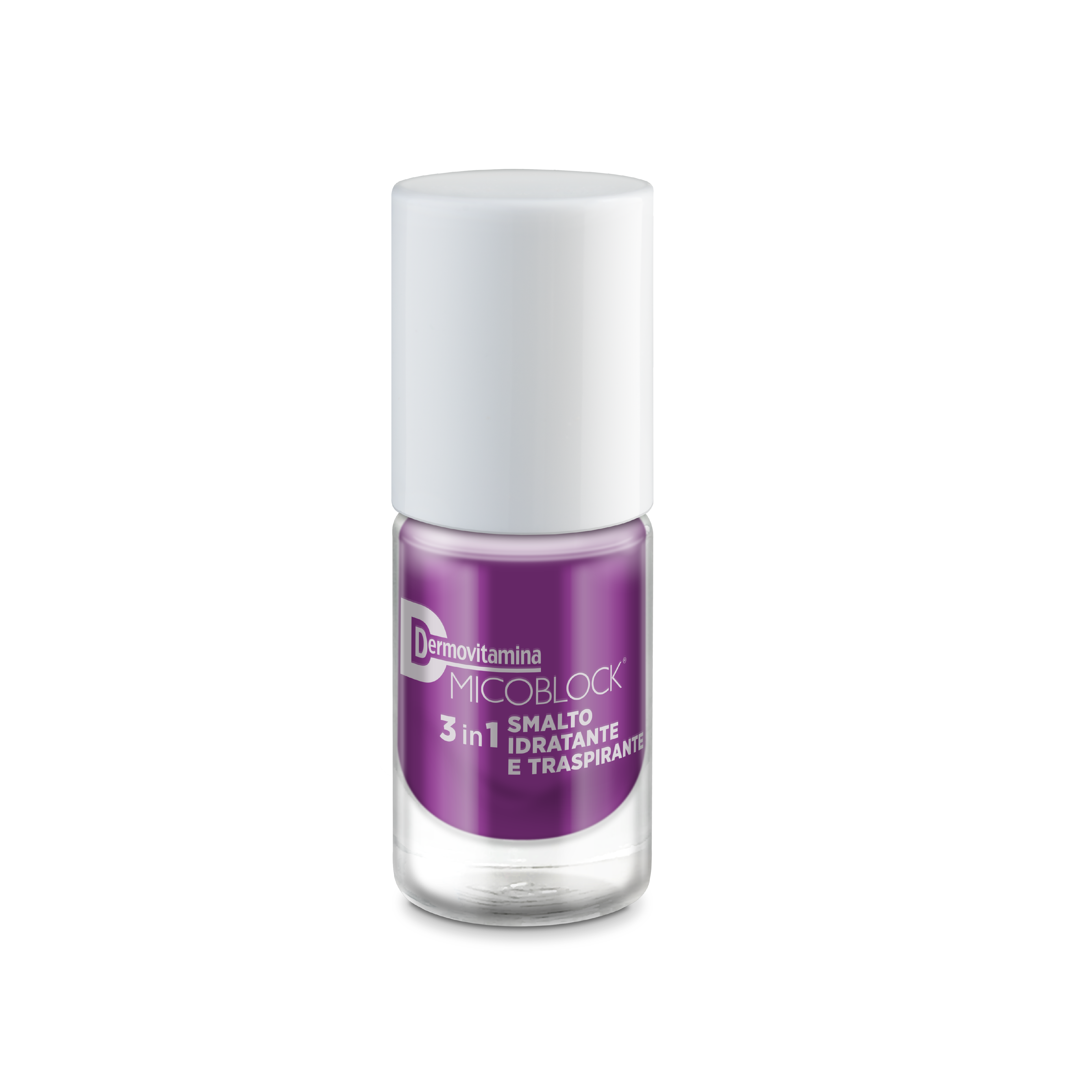 Dermovitamina Micoblock 3 In 1 Smalto Idratante E Traspirante Viola 5ml - 3
