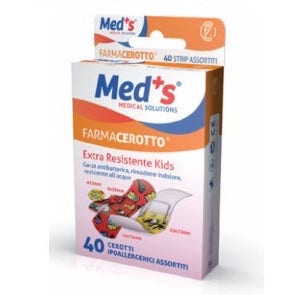 Meds Strips Kids Cerotti Ipoallergenici Assortiti Bambini 40 Pezzi-2
