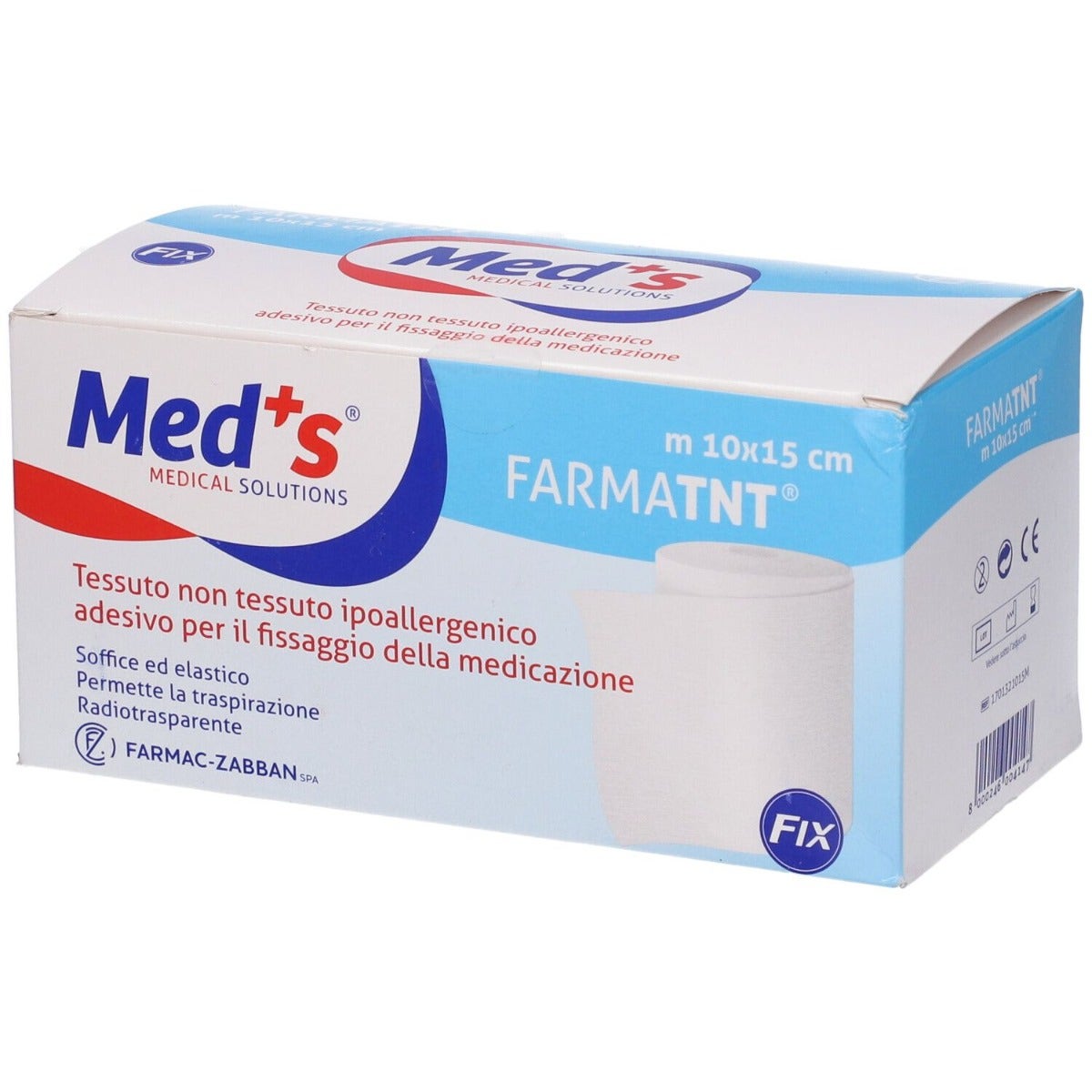 Meds Cerotto Tessuto Non Tessuto Fix Ipoallergenico Adesivo 1000x15 cm-1