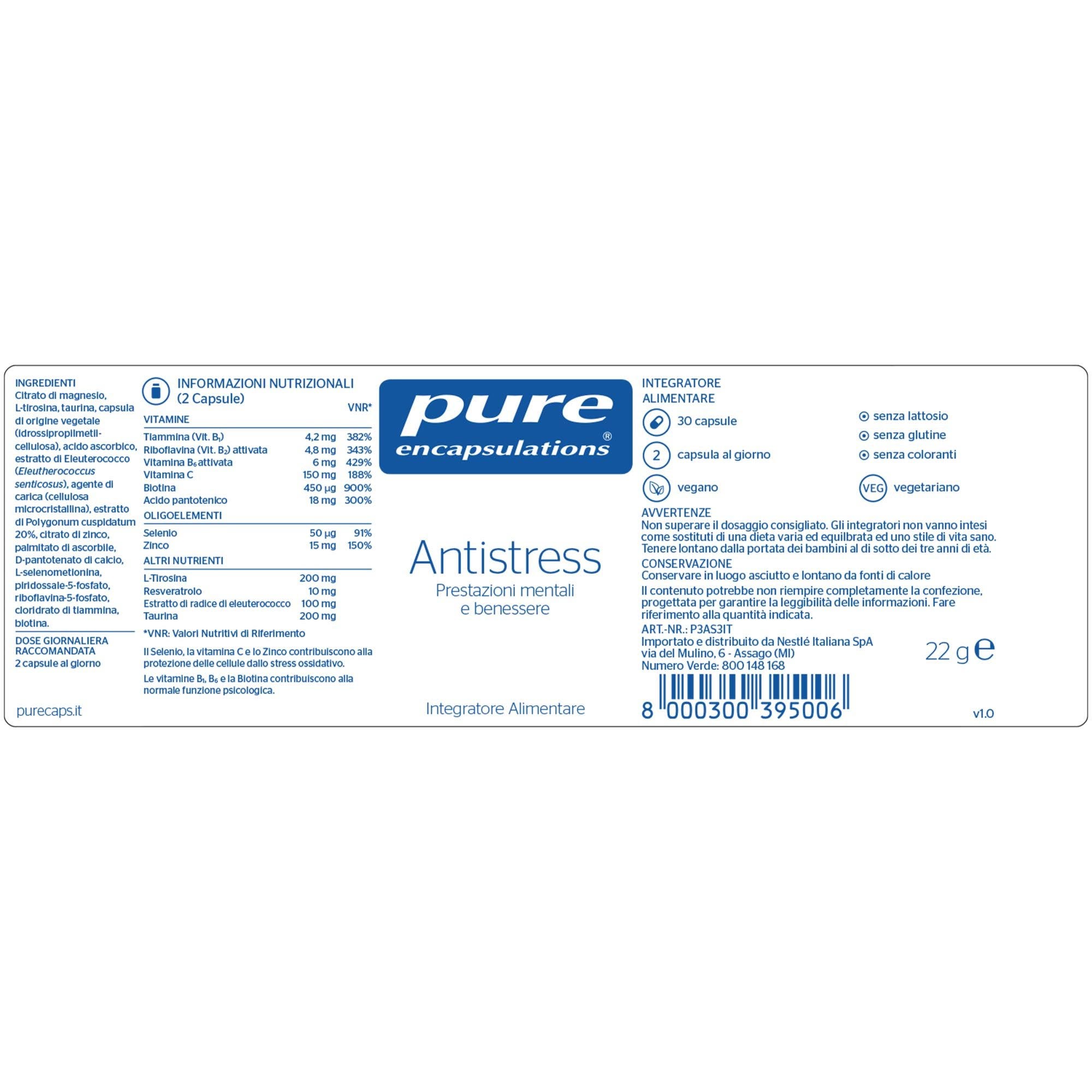 Pure Encapsulations Antistress 30 Capsule  - 2