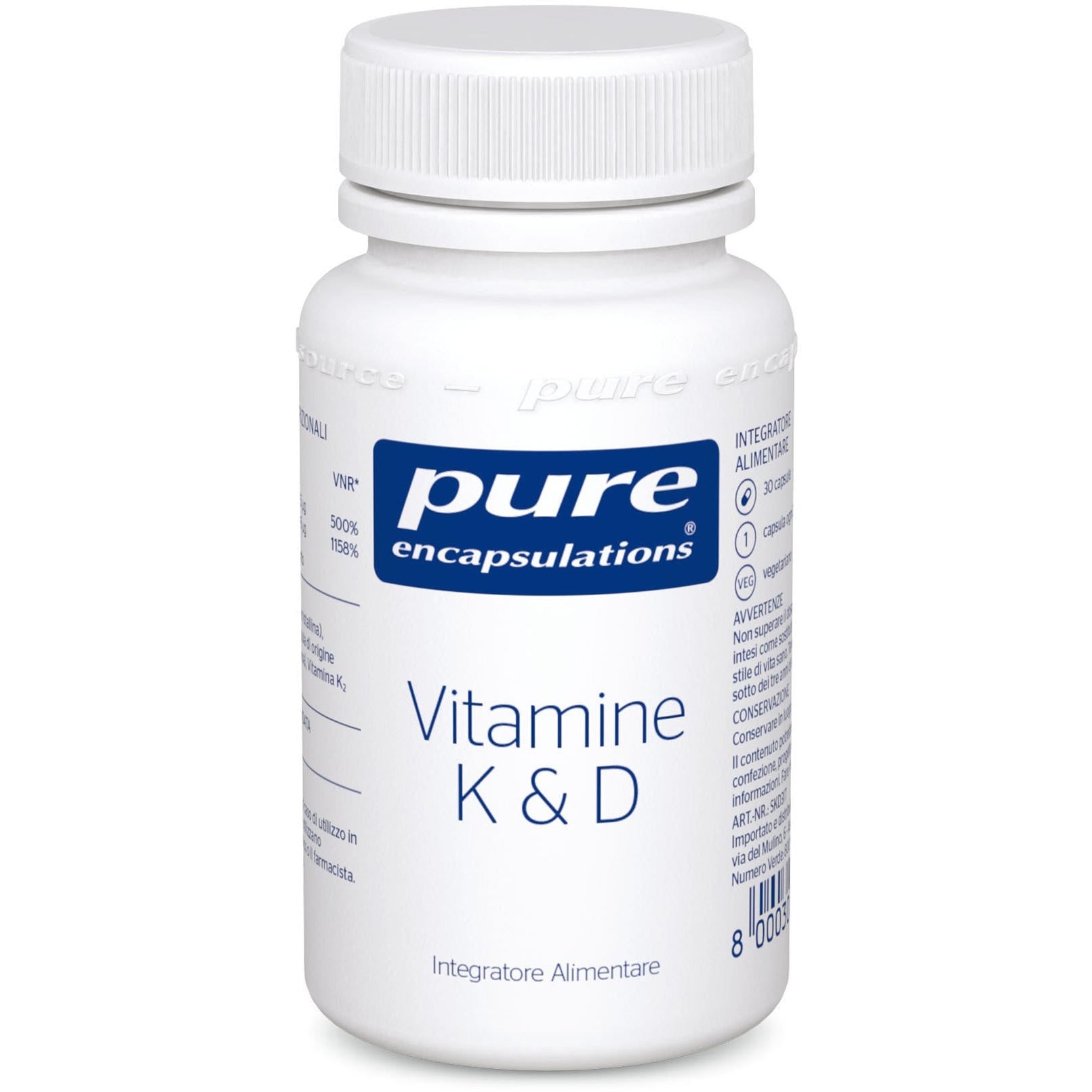 Pure Encapsulations Vitamine K&D 30 Capsule  - 1