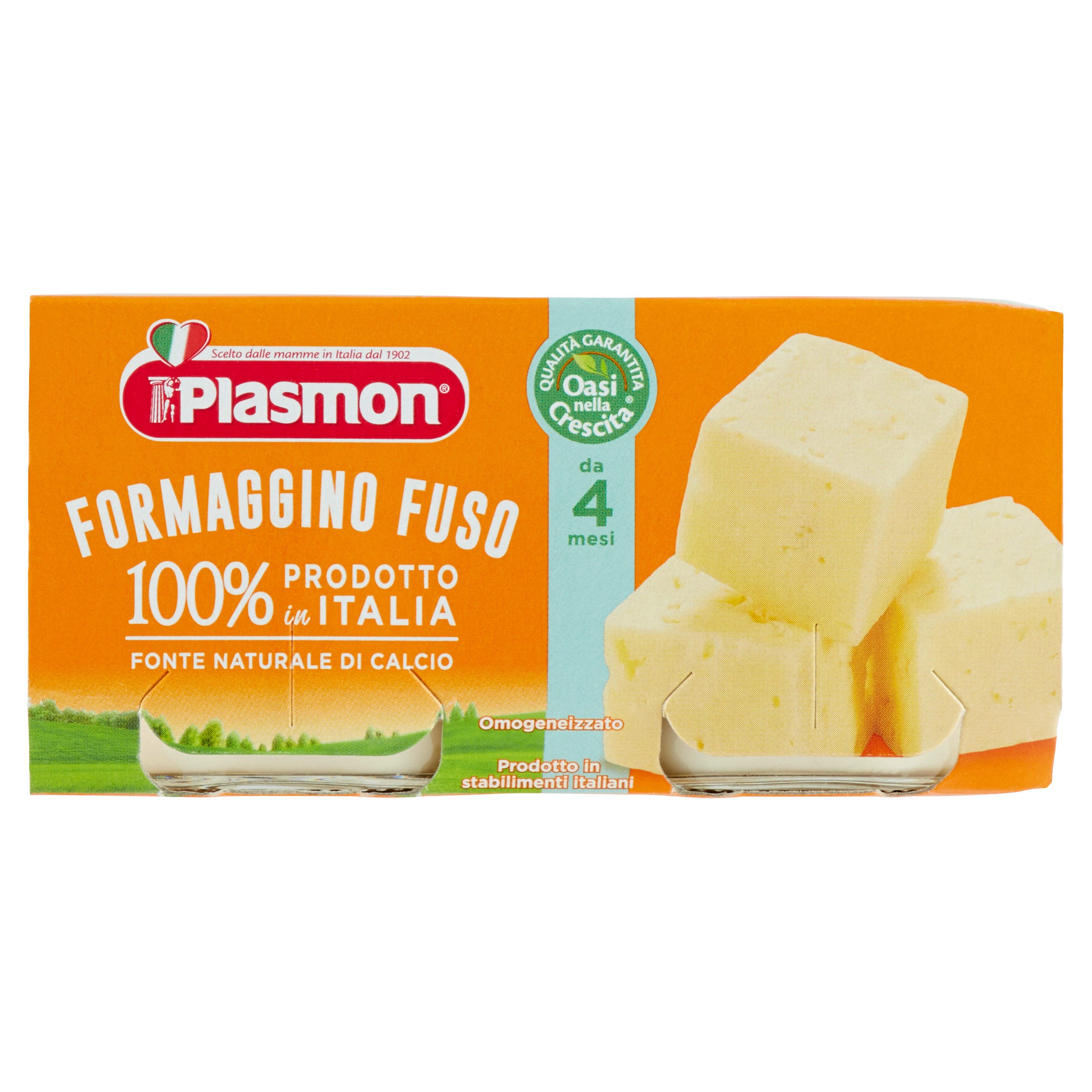 Plasmon Omogeneizzato Formaggino 2x80g  - 2