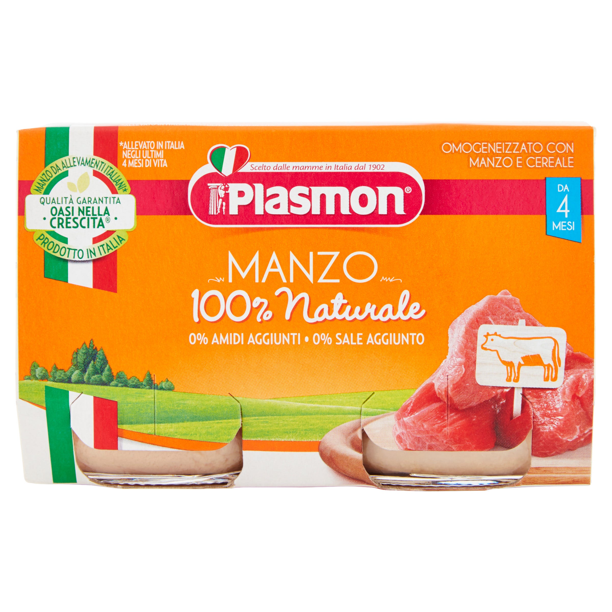 Plasmon Omogeneizzato Manzo 2x120g  - 3