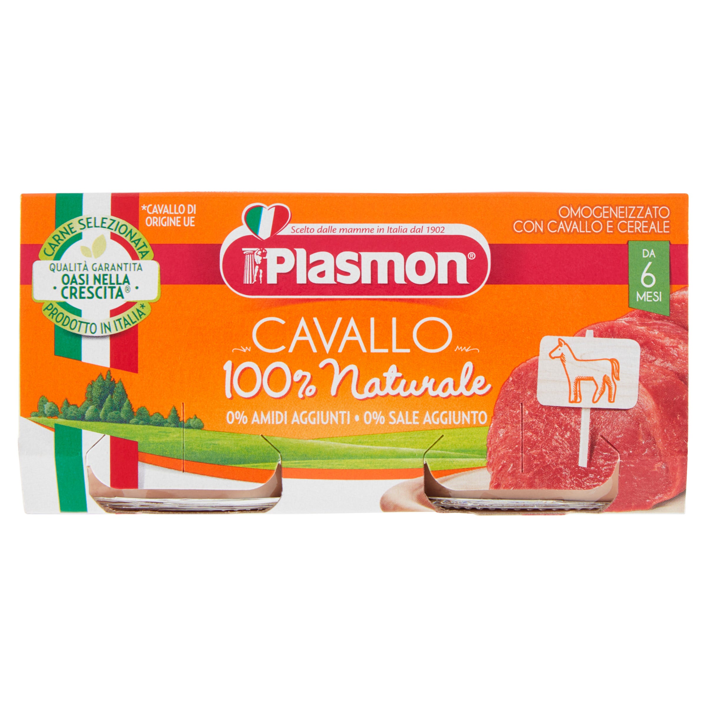 Plasmon Omogeneizzato Cavallo 6Mesi+ 2x80g  - 3