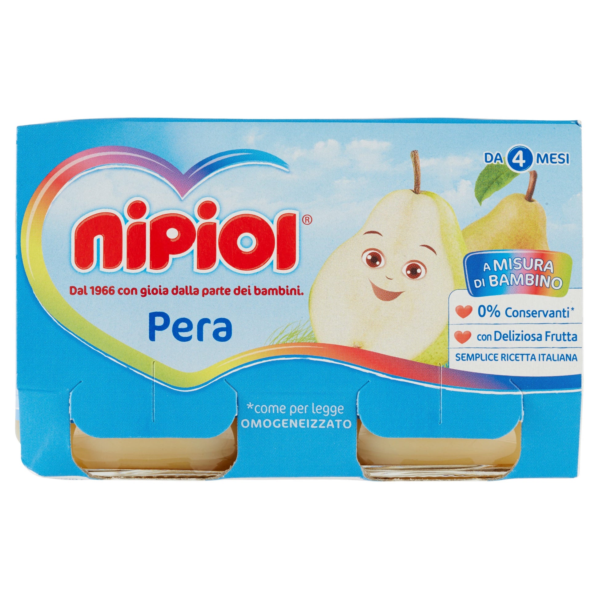 Nipiol Omogeneizzato Pera 2x120g  - 2