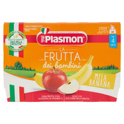 Plasmon La Frutta Dei Bambini Mela Banana 4x100g 4 Mesi+  - 2