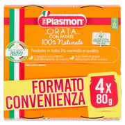 Plasmon Omogeneizzato Orata Patate 4x80g 6 Mesi+  - 1