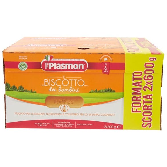 Plasmon Biscotto 2x600g 6Mesi+ - 2