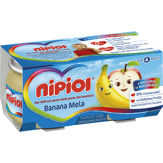 Nipiol Omogeneizzato Banana 2x80g  - 1