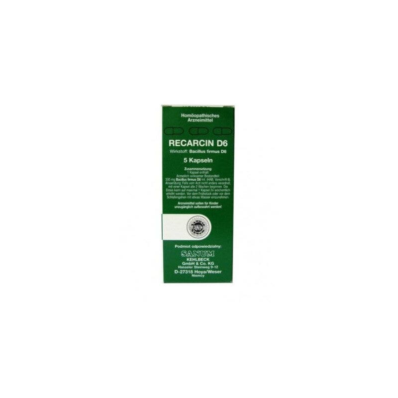Sanum Recarcin D6 Medicinale Omeopatico 5 Capsule-1