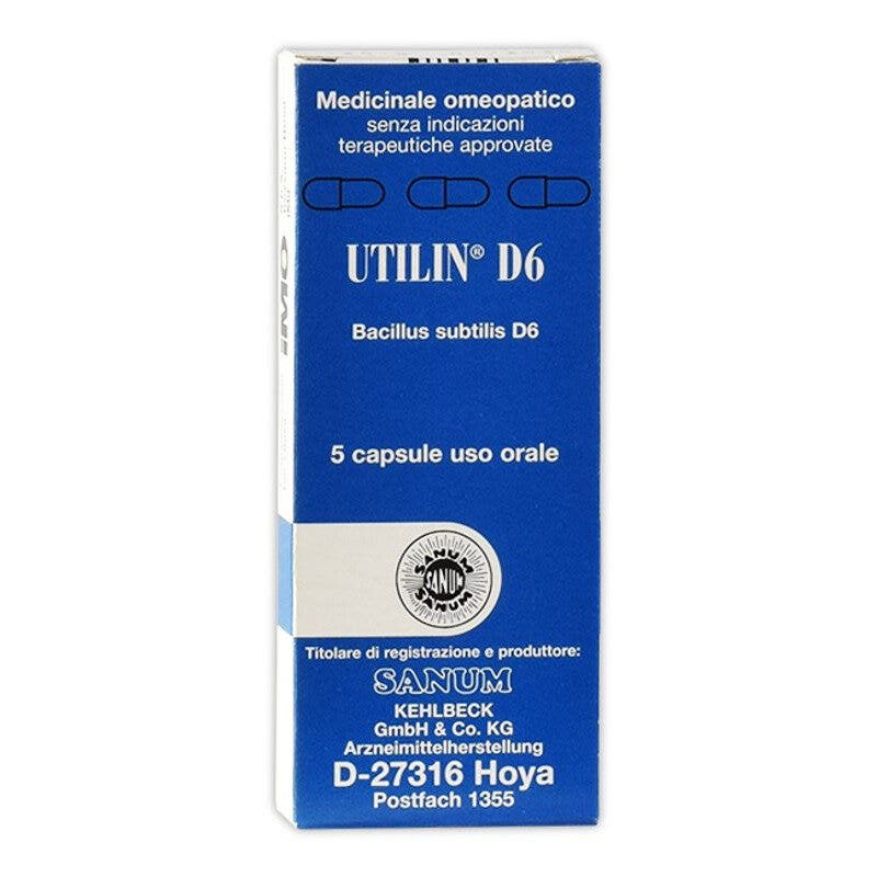 Sanum Utilin D6 Medicinale Omeopatico 5 Capsule-1