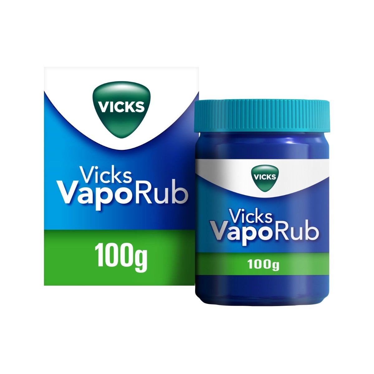 Vicks VapoRub Rimedio Per Raffreddore/Mal Di Gola/Tosse/Naso Chiuso Vasetto 100g-33