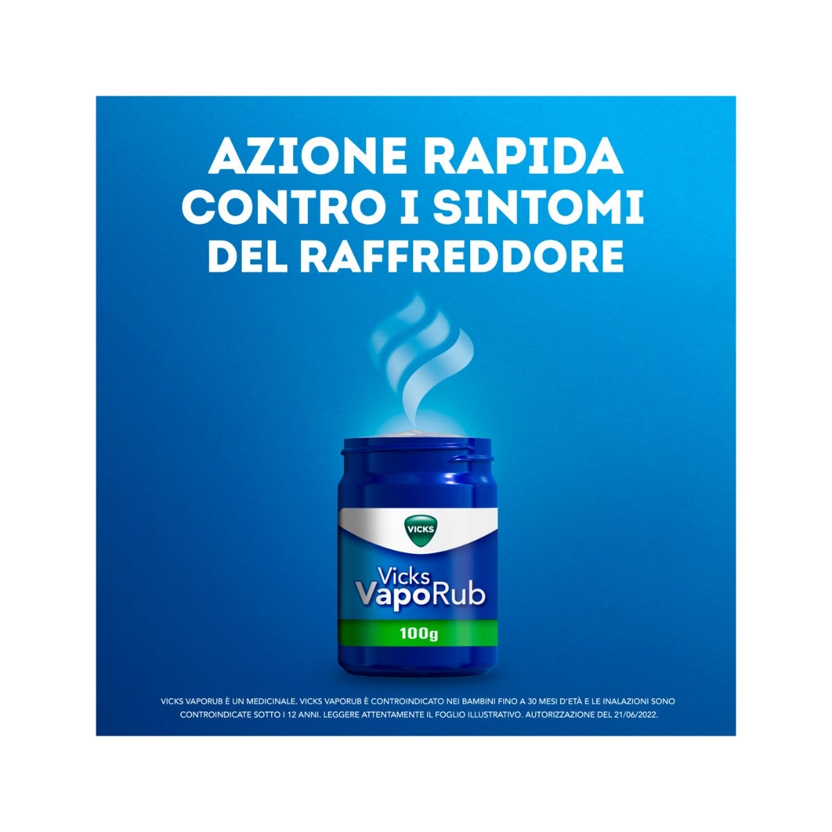 Vicks VapoRub Rimedio Per Raffreddore/Mal Di Gola/Tosse/Naso Chiuso Vasetto 100g-34