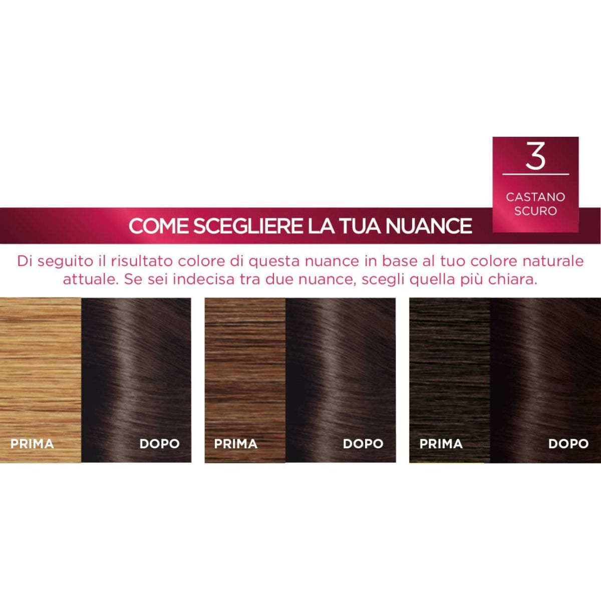 L'Oréal Paris Excellence Tinta Capelli 03 Castano Scuro 1 Pezzo  - 5