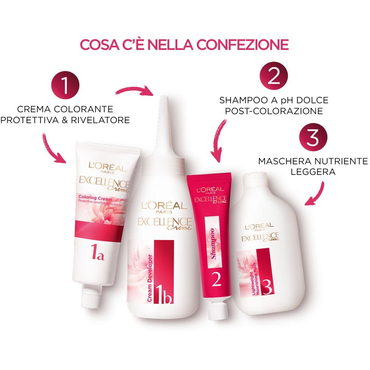 L'Oréal Paris Excellence Tinta Capelli 04 Castano 1 Pezzo  - 4