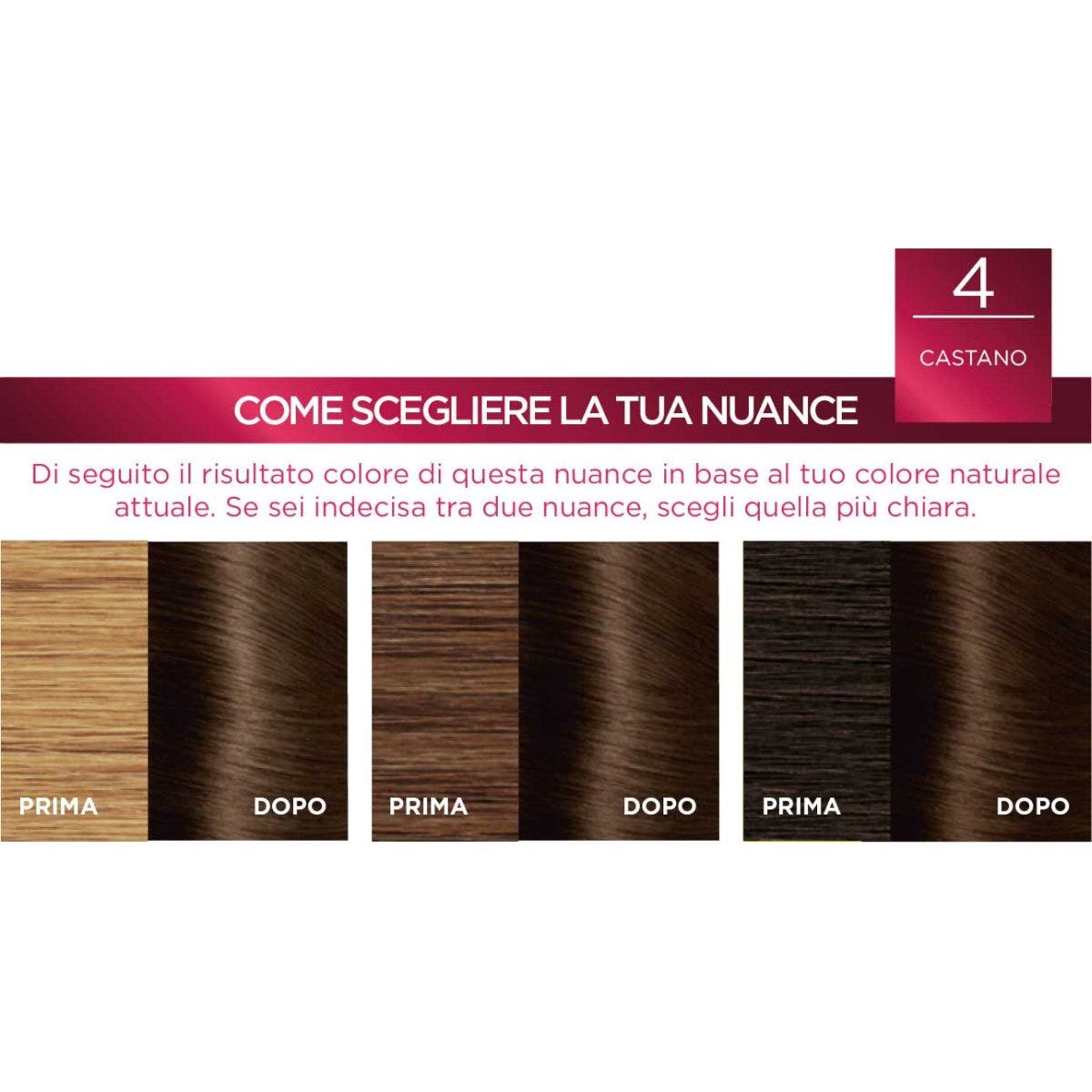 L'Oréal Paris Excellence Tinta Capelli 04 Castano 1 Pezzo  - 5